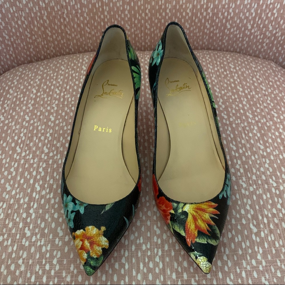 Christian Louboutin SS16 Hawaiian Print Heel